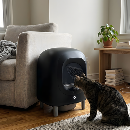 PRE ORDER - Petree Cube v2 - Zelfreinigende kattenbak - Black Edition
